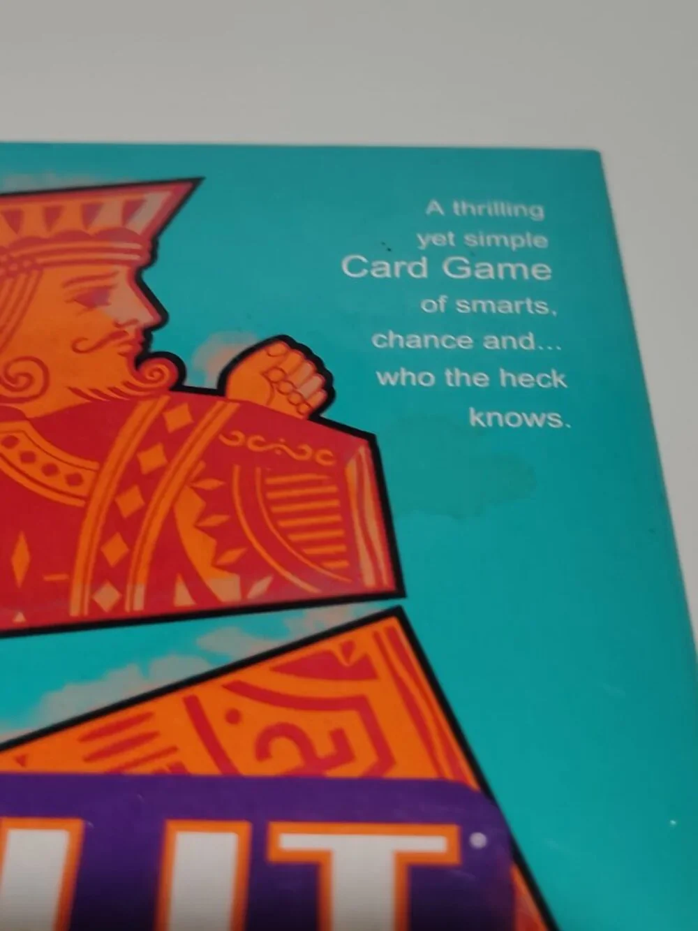 Vintage 2001 Hasbro Parker Brothers SPLIT Card Game Complete 104 Cards 40731